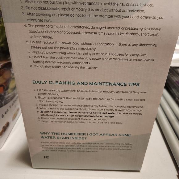 Homasy Humidifier - Picture 3 of 3